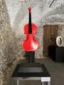[05] Marco Cornini, 'Abbraccio', 2022, terracotta e pigmenti su violino